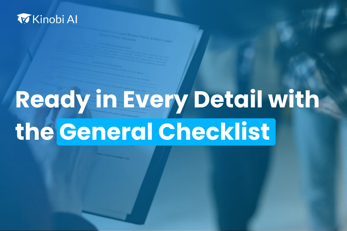 Kinobi AI General Checklist
